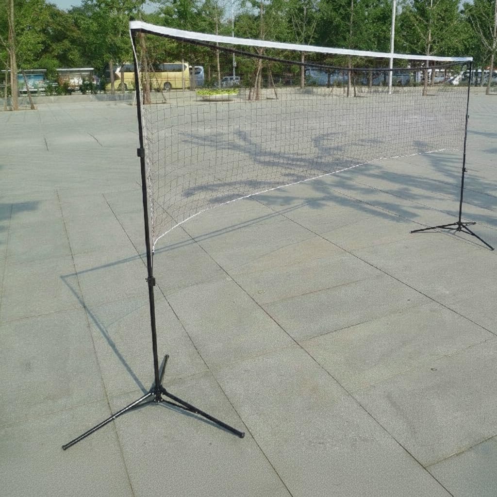 Amagogo Rete da Badminton Portatile Pieghevole in Lega di Alluminio Leggera E Stabile con Assemblaggio Veloce Adatta per Feste Eventi Sportivi Tempo Libero Ovunque