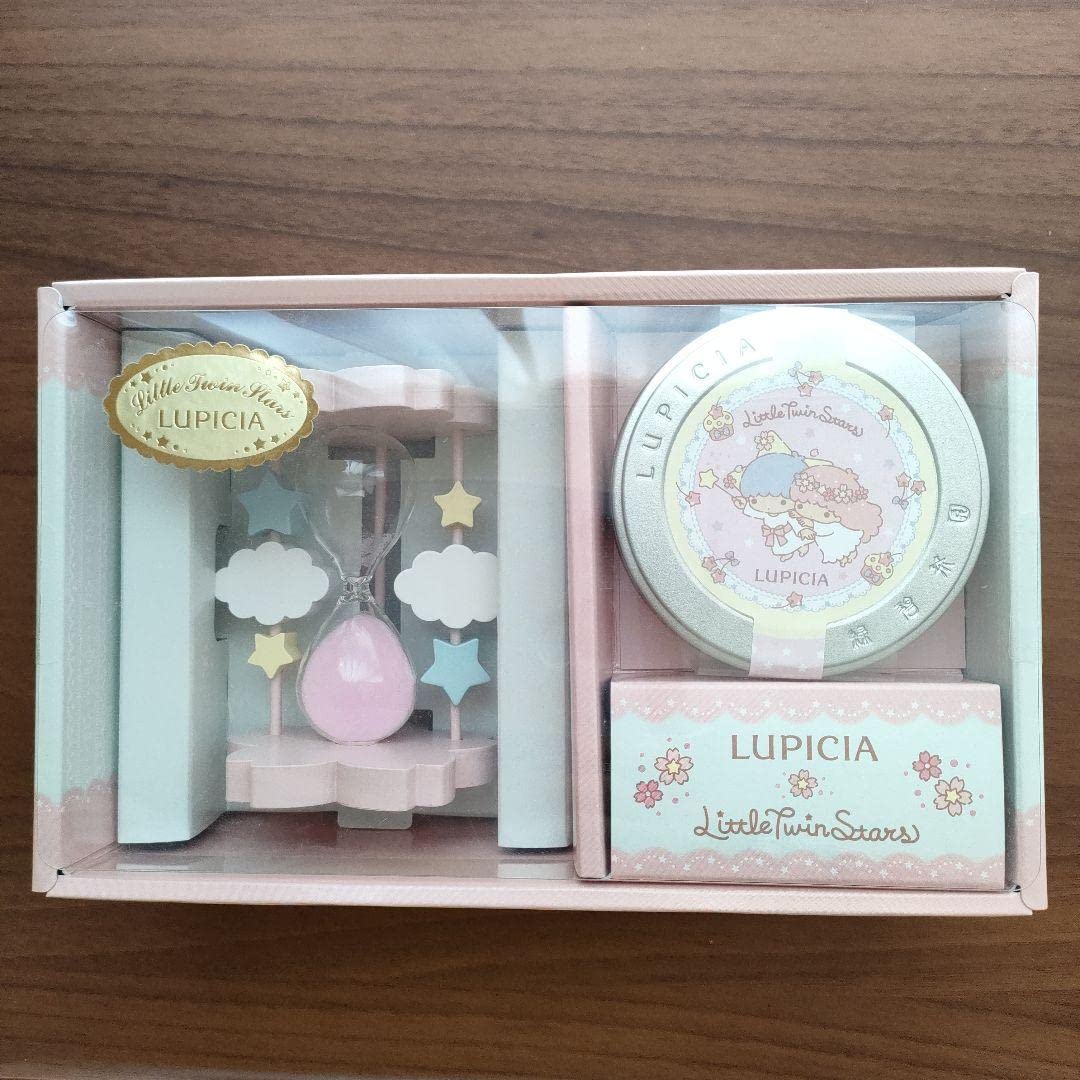 サンリオ　コラボ　限定　LUPICIA　ルピシア　キキララ　アリス　時計 ゆめかわ】星の砂時計付き！ キキララ＆シナモンがお茶専門店