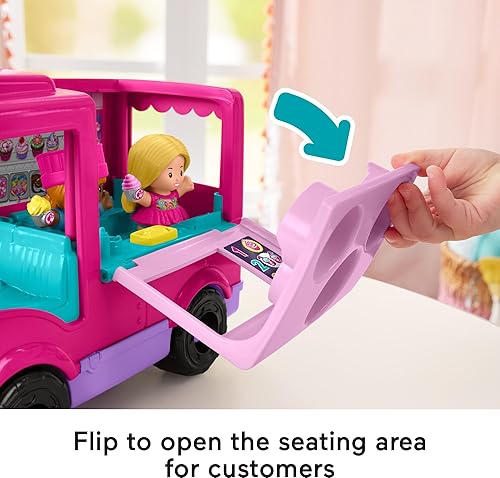 Miniatura 4 de Fisher-Price Little People Barbie - Juego musical de juguete para niños pequeños con 9 piezas para juegos de simulación para niños a partir de 18