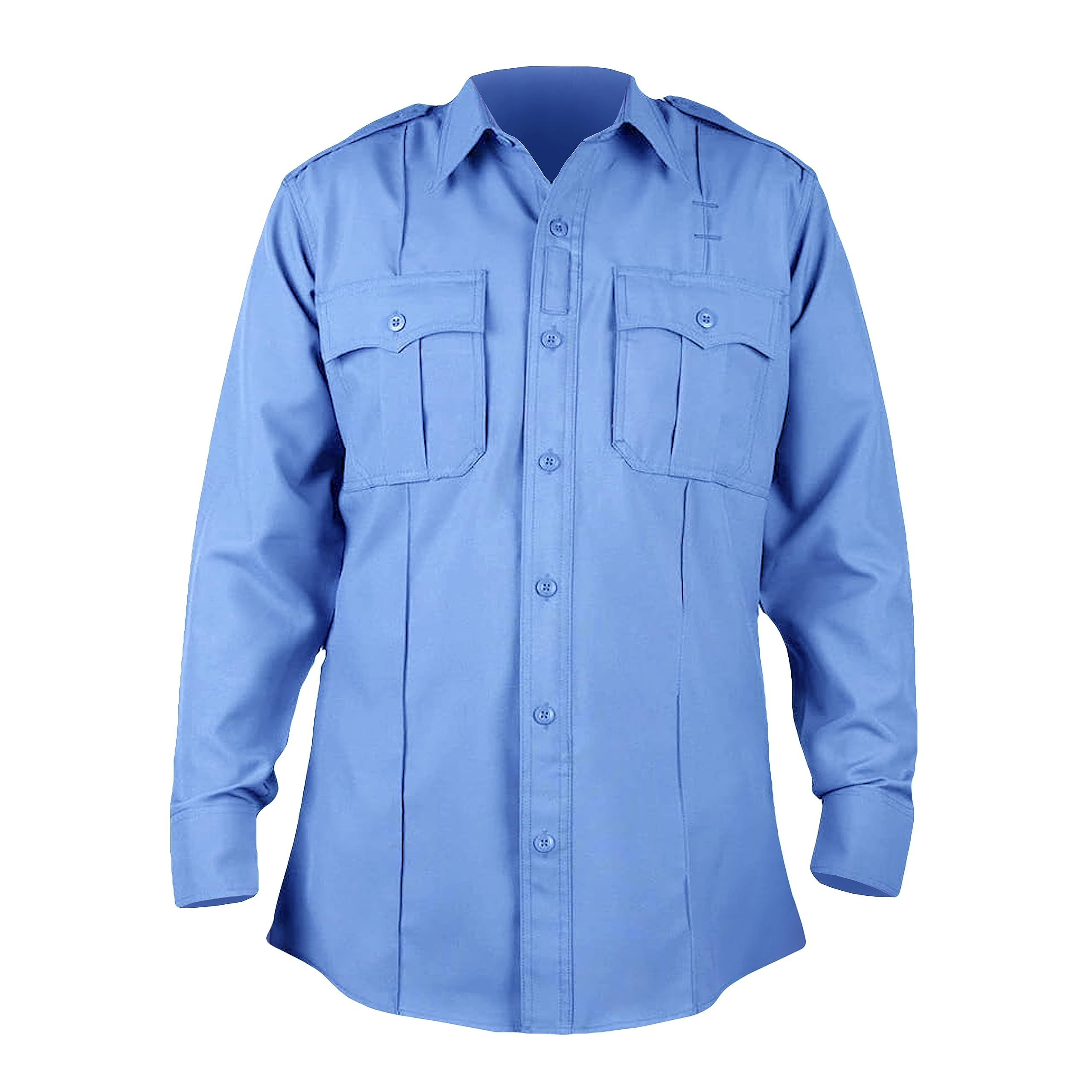 First Class 100% Polyester Long Sleeve Zippered Uniform Shirt