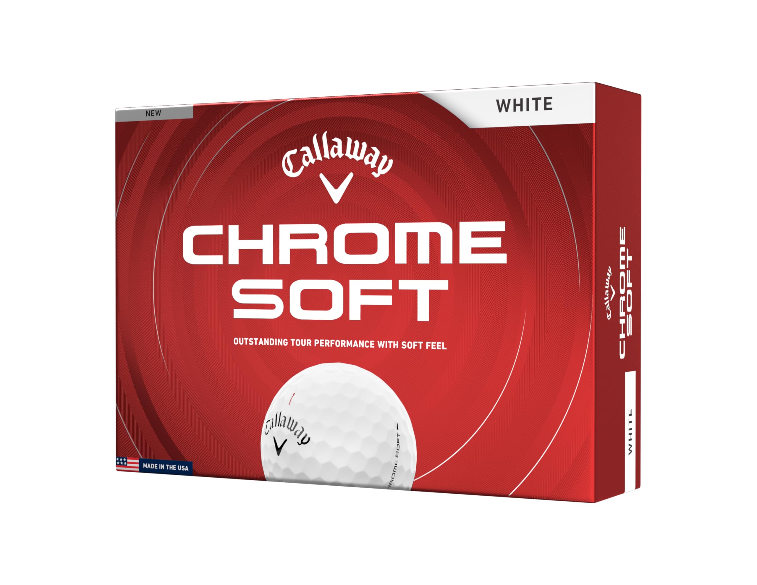 Callaway Golf Chrome Soft 2026 Golf Balls, White