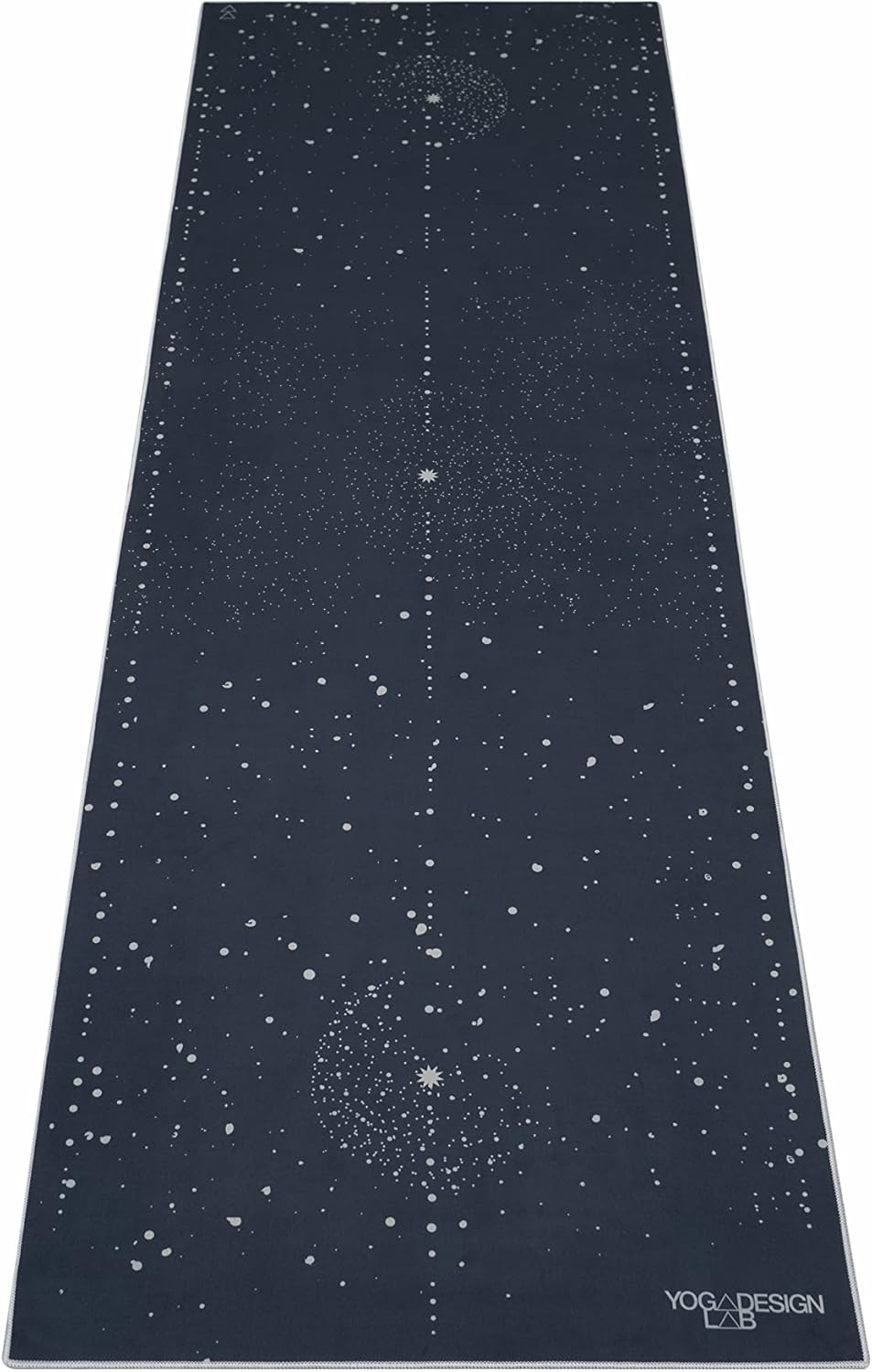 Yoga Design LAB | The HOT Yoga Towel | Premium Non Slip Colorful Towel | Designed in Bali | Eco Printed + Quick Dry + Mat Sized | Ideal for Hot Yoga, Bikram, Ashtanga, Sport, Travel! (Celestial)