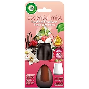 Air Wick Essential Oil Diffuser Refill Essential Mist Vanilla Flower & Raspberry 20ml, Packaging May Vary Air Wick Essential Oil Diffuser Refill Essential Mist Vanilla Flower & Raspberry 20ml, Packaging May Vary