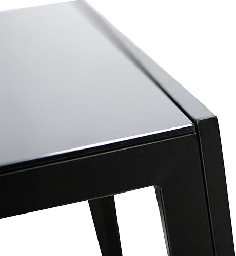 Miniatura 2 de IDS Home Juego de mesa y silla de comedor de cristal de 7 piezas para 6 muebles de cocina, comedor, marco de patas de metal resistente a la