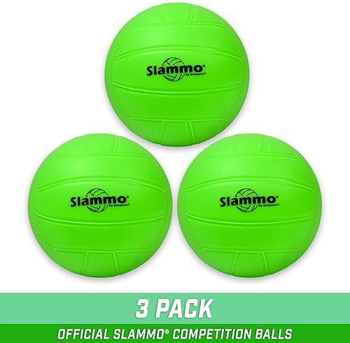 Miniatura 7 de GoSports Slammo Official Replacement Balls 3-Pack - Works for All Roundnet Game Sets - Choose Between Competition Size or XL Size Balls