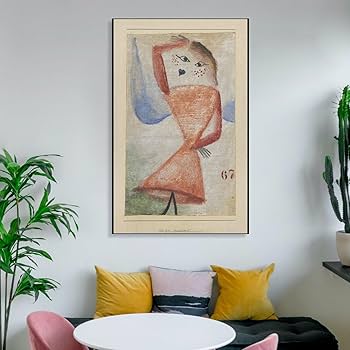 抽象画 天使と人物の絵画 Amazon.co.jp: パウル・クレー 絵画 抽象画 天使の絵 ウォール