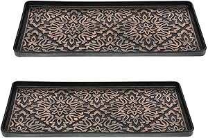 2PCS Boot Tray for Entryway Indoor Mat - The Perfect Mudroom Companion