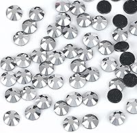 Vista 111 de 1440 piezas de diamantes de imitación termoadhesivos SS20 color púrpura2 con parte posterior plana, gemas de cristal de vidrio para ropa, camisas