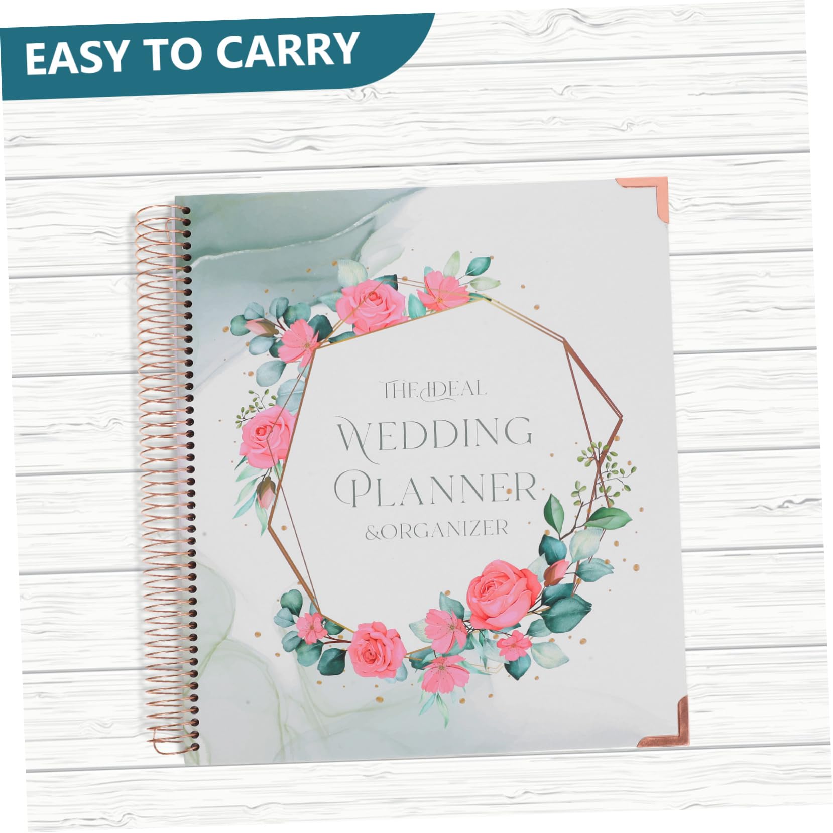 Hochzeitsplanerbuch mit Budgetplanung und Checkliste Planungsbuch aus Papier für Verlobung und Hochzeit Notizbuch Design