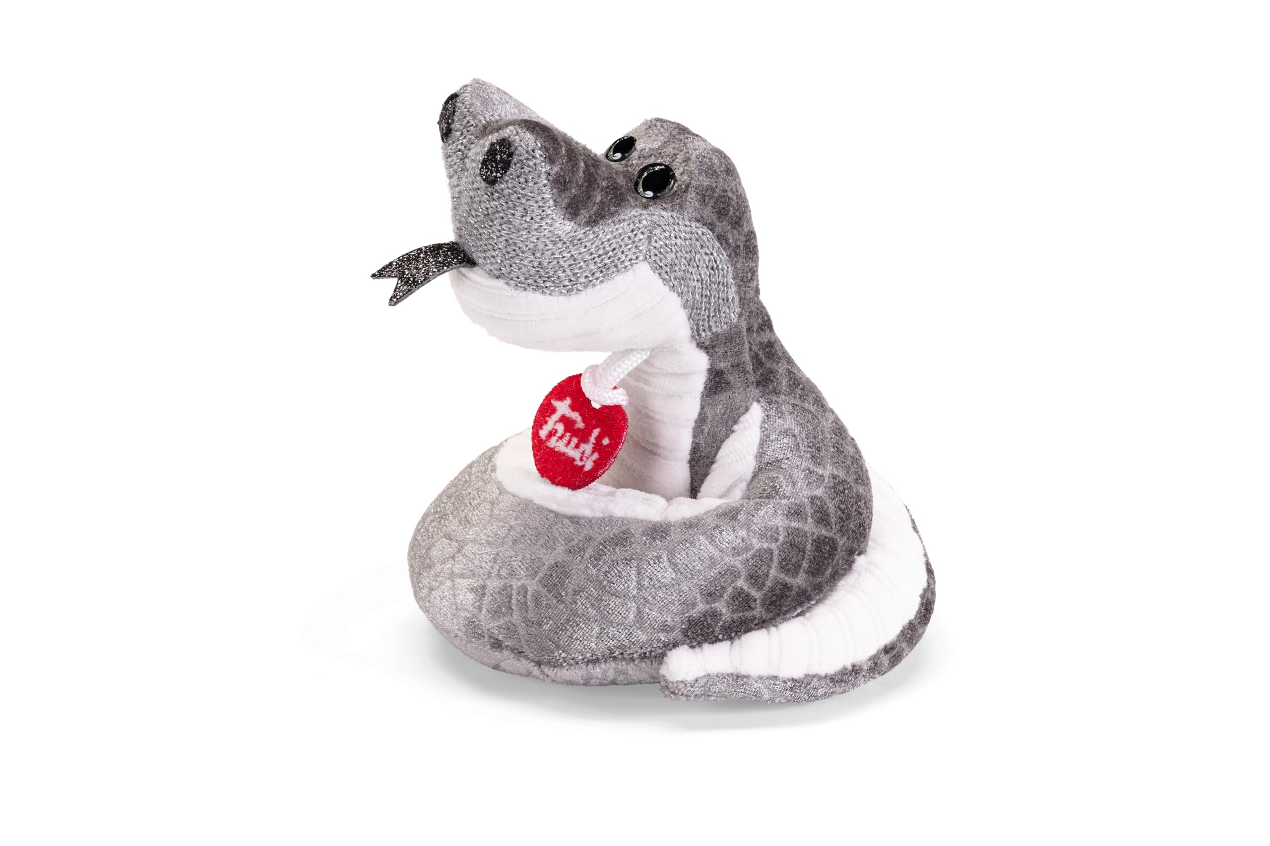 Trudi Trudino Serpente Peluche animali esotici, serpenti, regalo di compleanno o Natale | 11x13,5x11cm taglia XS | Trudini | modello 55482