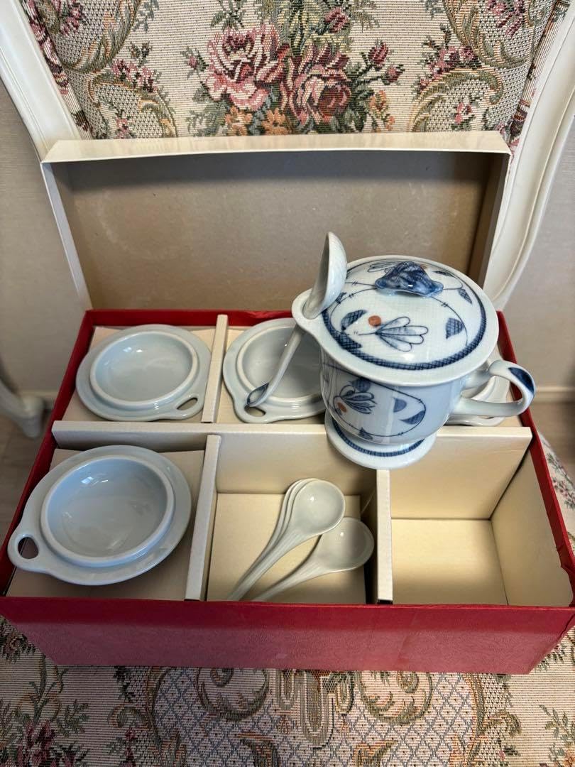 たち吉 蓋付き蒸し碗揃 茶碗蒸し器 小皿 5客 粉引き 織部 和食器 土物 たち吉 蓋付き蒸し碗揃 茶碗蒸し器 小皿 5客 粉引き 織部 和食器 土物