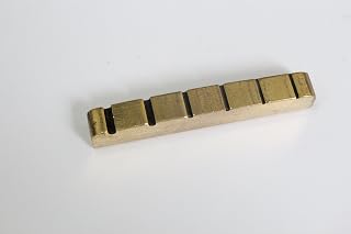 One pcs Brass Guitar Nut Sized 43x6 mm for LP typed Guitars