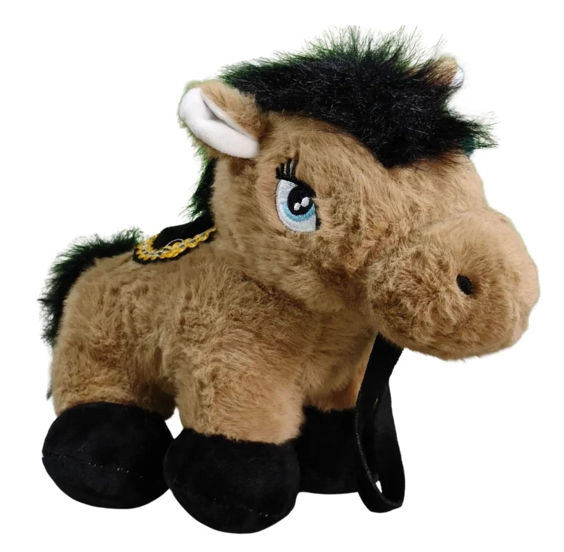 Tickles Pony Horse Soft Stuffed Plush Animal Toy for Kids Boys & Girls Birthday Gift (Color: Brown, Size: 35 cm) 1