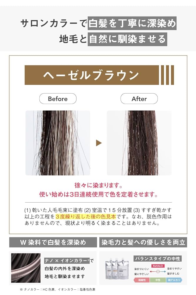 デイラルカラ― ブラウン ヘアカラートリートメント2本 デイラルカラー -Day Ral Color- ｜ 白髪ケア：美髪カラー