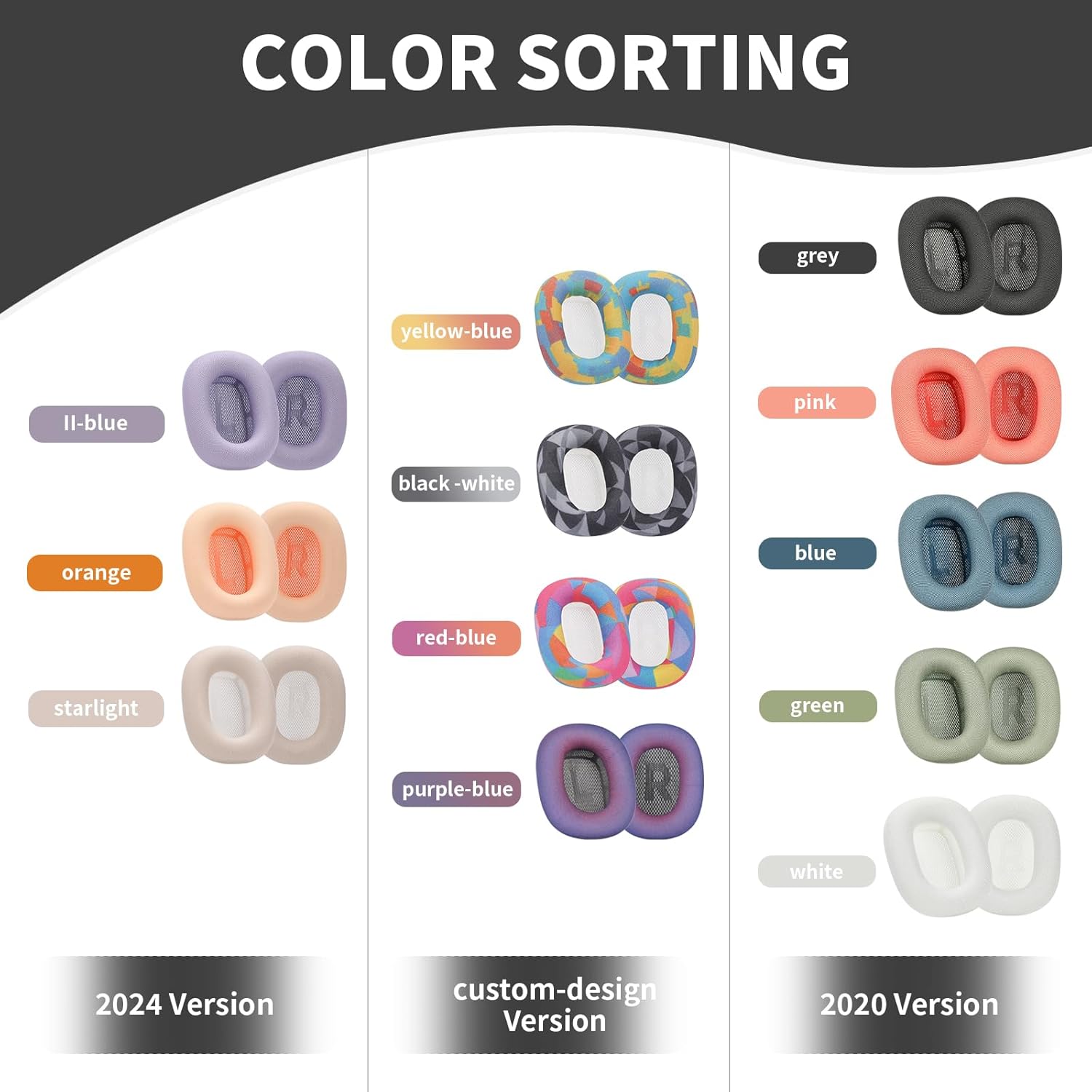 Damex earpads for airpods max Ear Cushions,Compatible with airpods max Ear Pads(2024 Version),Noise Cancelling, Breathable,Magnetic mounting, not Falling Off (Midnight) - Image 6