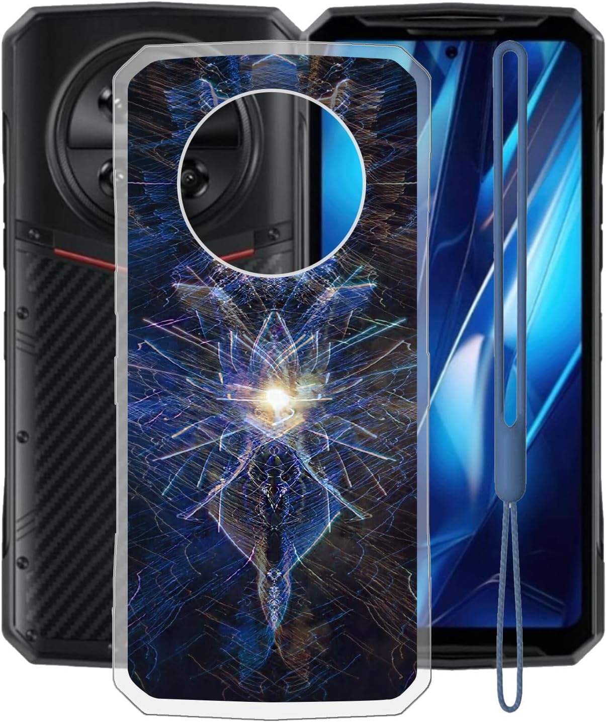 Phone Case for Doogee DK10 (6.67"), Clear Soft Silicone TPU Protective Case, Shockproof Anti-Fall Ultra-Thin Bumper Case for Doogee DK10 - XV46
