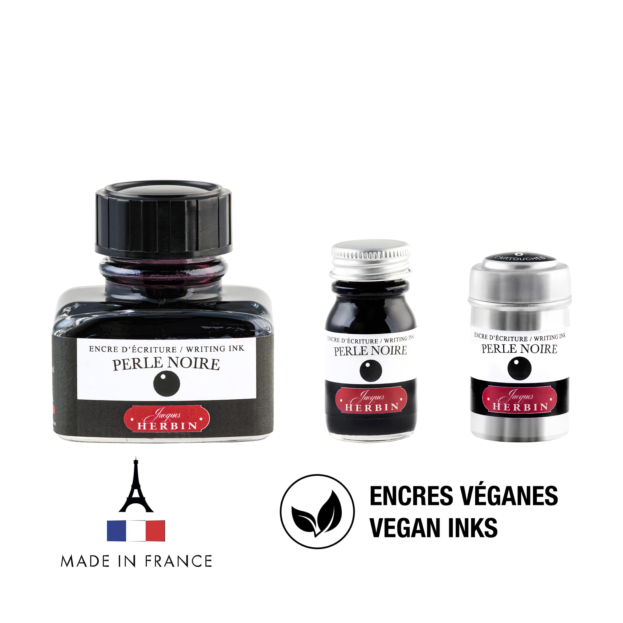 Amazon.com : Herbin Fountain Pen Ink - 10ml Bottled - Perle Noire