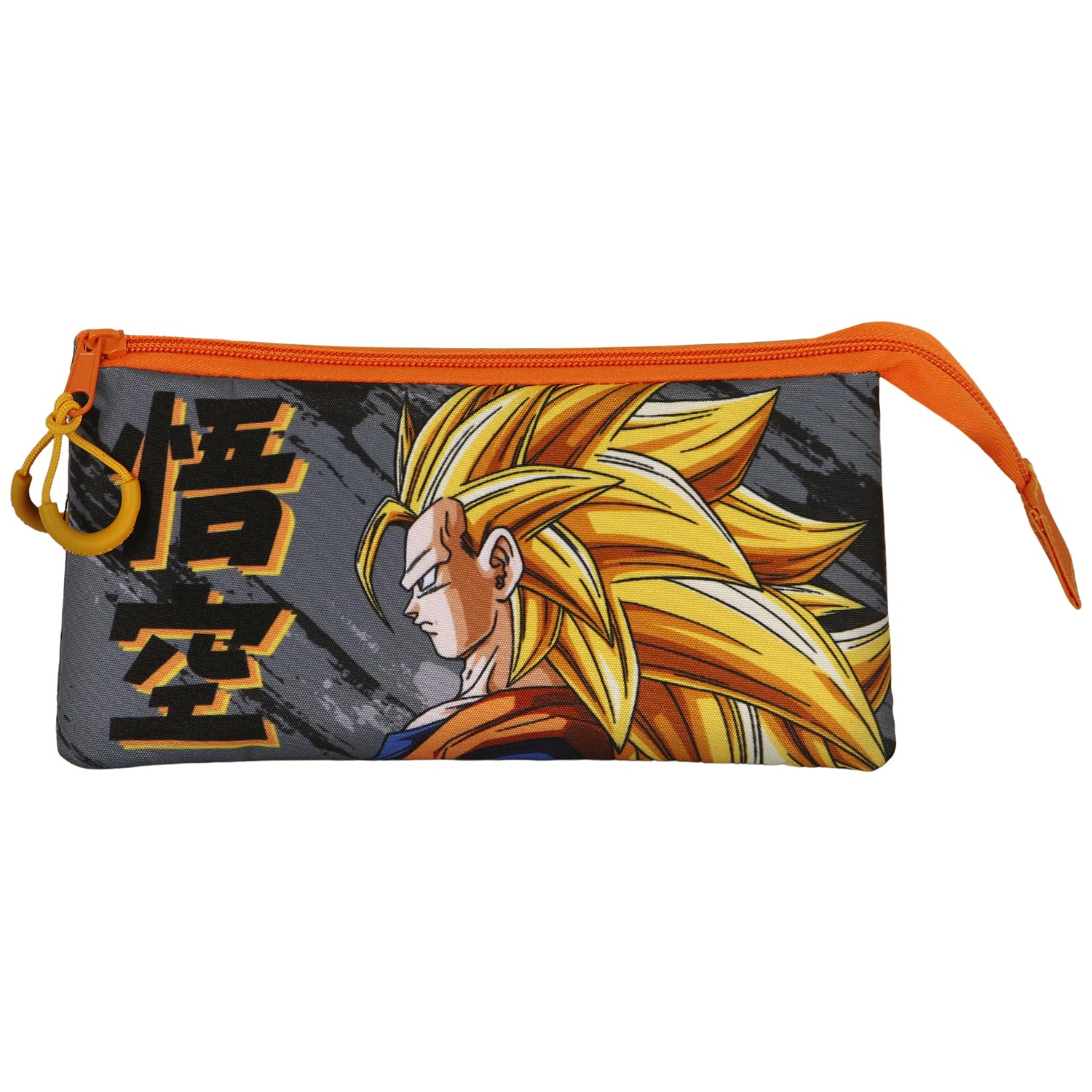 Dragon Ball (Bola de Dragón) Warrior-Estuche Portatodo Triple, Multicolor, 23 x 11 cm