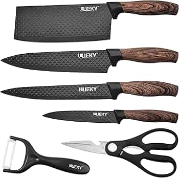 Amazon | 漁川 包丁セット 【6本セット】 【キッチンツールセット】 菜