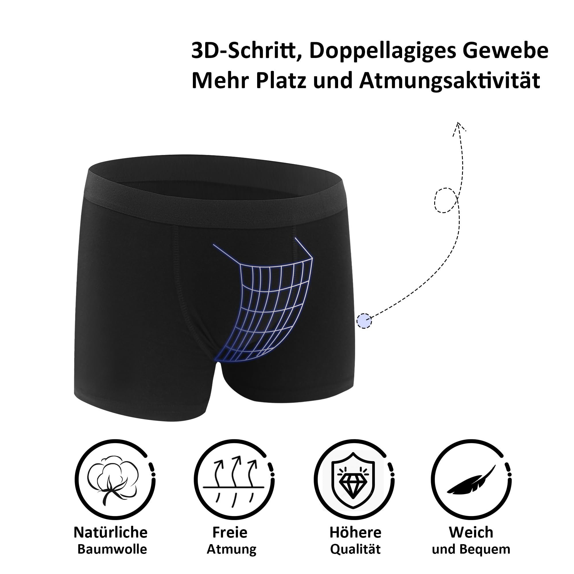 Jungen Boxershorts Unterhosen aus Baumwolle Boxershorts Unterhosen für Jungen Kinder Unterhose Unterwäsche 134-176 12er Pack 1605BL