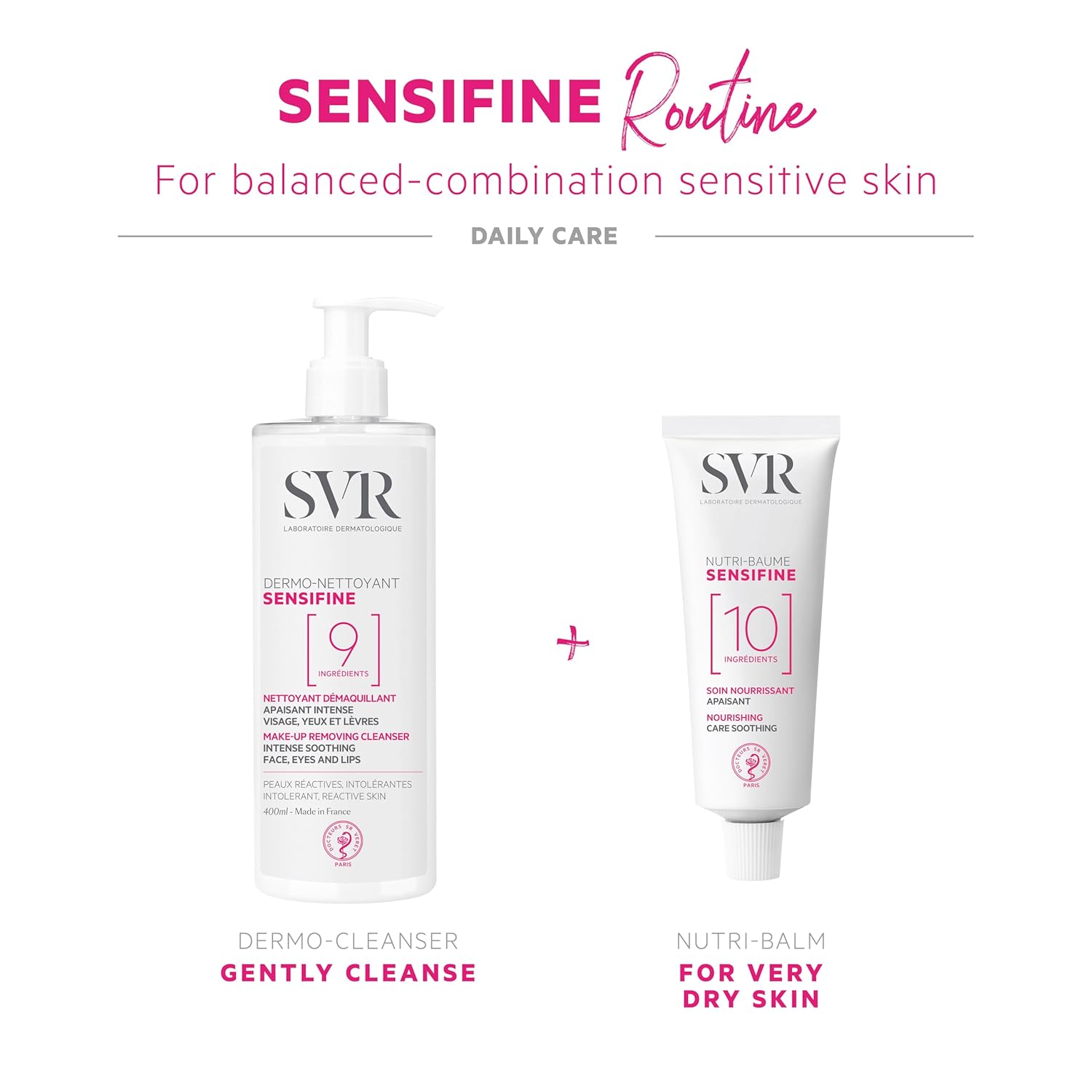 SVR Sensifine Soothing Cleanser & Makeup Remover for Face, Eyes and Lips - Gentle Melting Gel Cream that Leaves the Skin Clean, Soft & Comfortable. Specifically Designed for Sensitive Skin, 13.5 fl.oz - Image 6