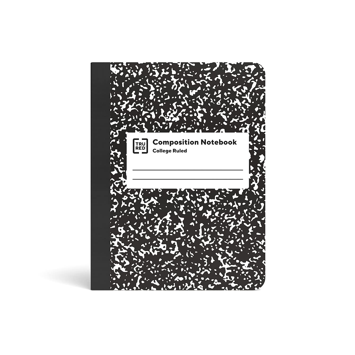 STAPLES Composition Notebook 9.75-Inch X 7.5-Inch College Ruled 100 Sh. Black