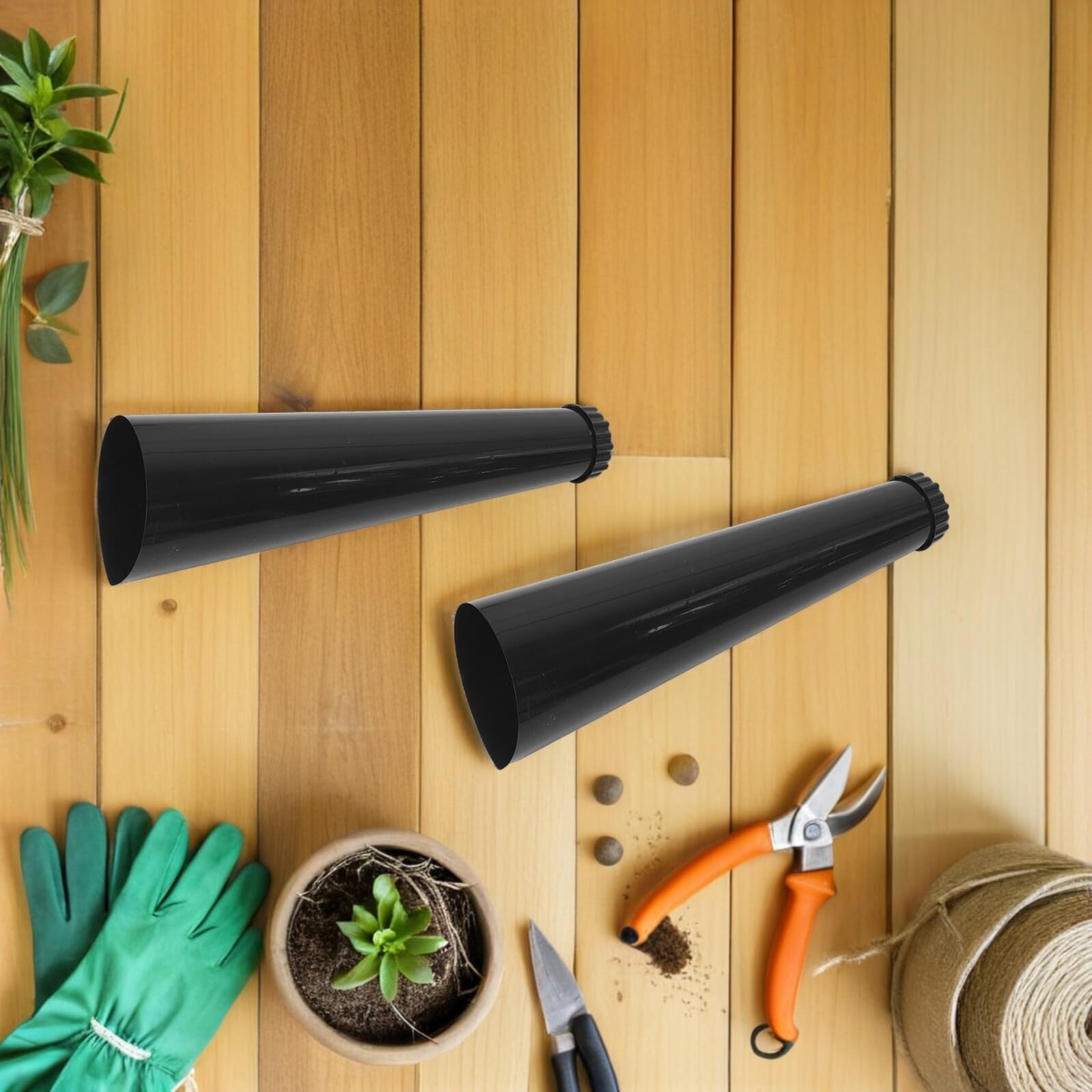 BESPORTBLE 4 Stück Pack Pflanzglocken aus UV Schutznetz Sonnenschutz für Jungpflanzen und Gemüse Pflanzenschutz Eimer für Balkon Garten Platzsparend Vielseitig für Knoblauch und Schnittlauch