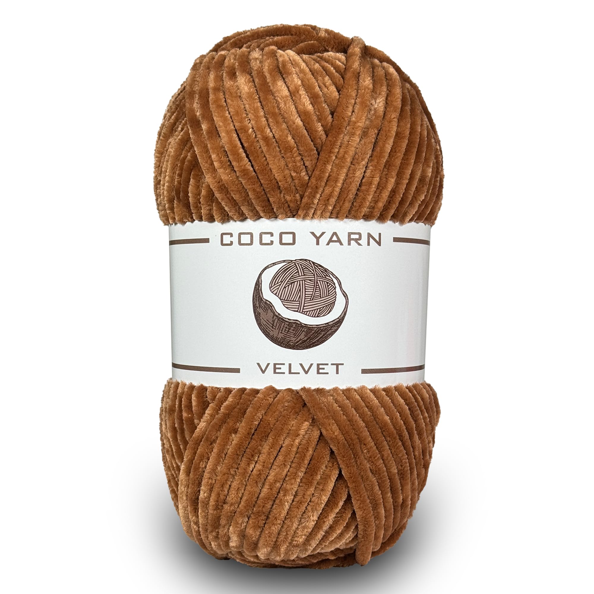 Amazon.com: Velvet Yarn for Crocheting – CocoYarn - Chenille