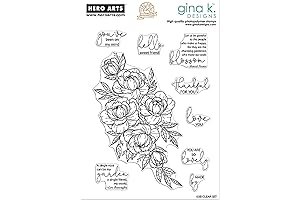 Gina K Hero Arts Friendship Blooms