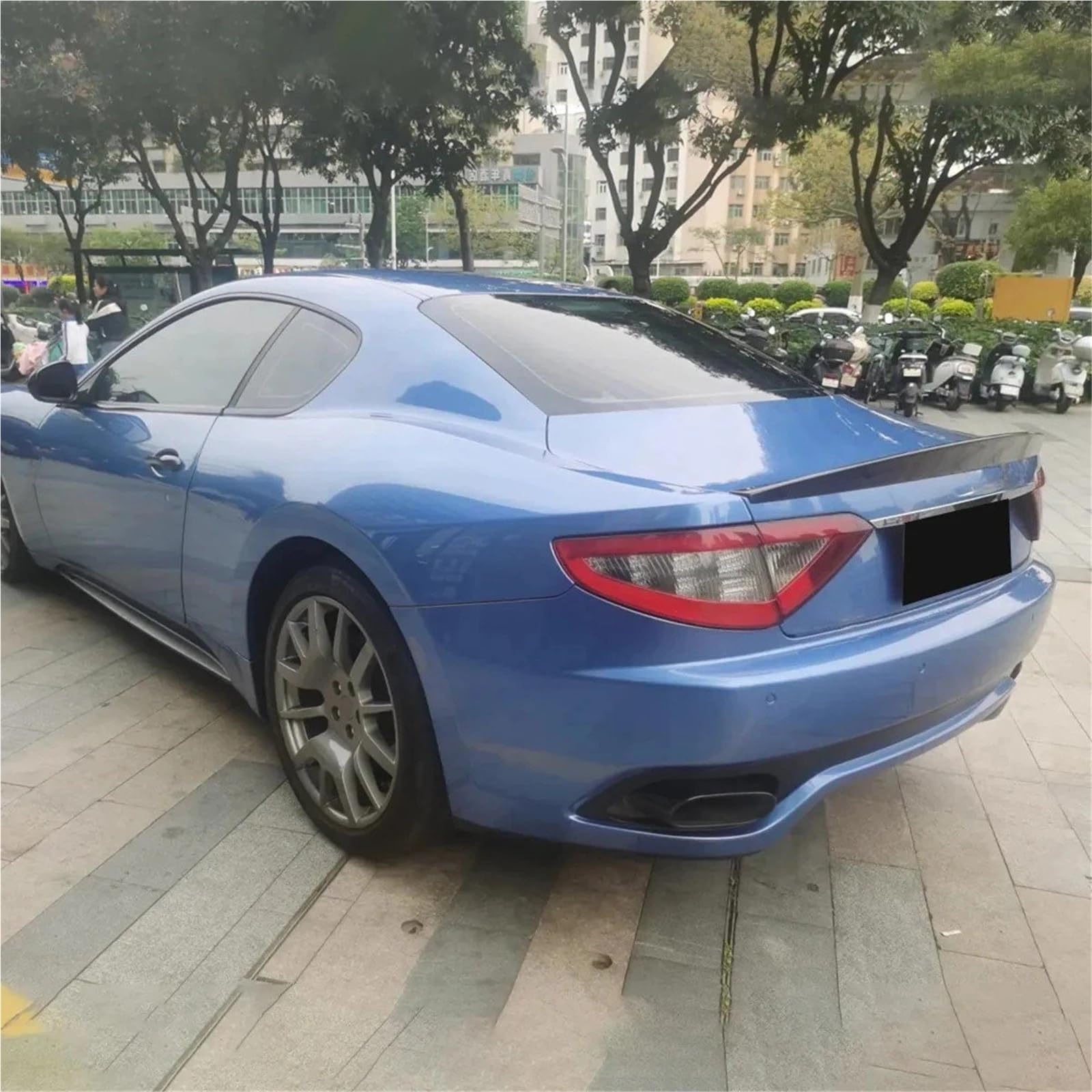 Dla Maserati Dla GranTurismo Coupe 2-Door 2012-2014 Spoiler Bagażnika Skrzydło Na Klapie Lotka Tylny Dekoracyjny Dodatek Spojler Tylny Trunk Wing