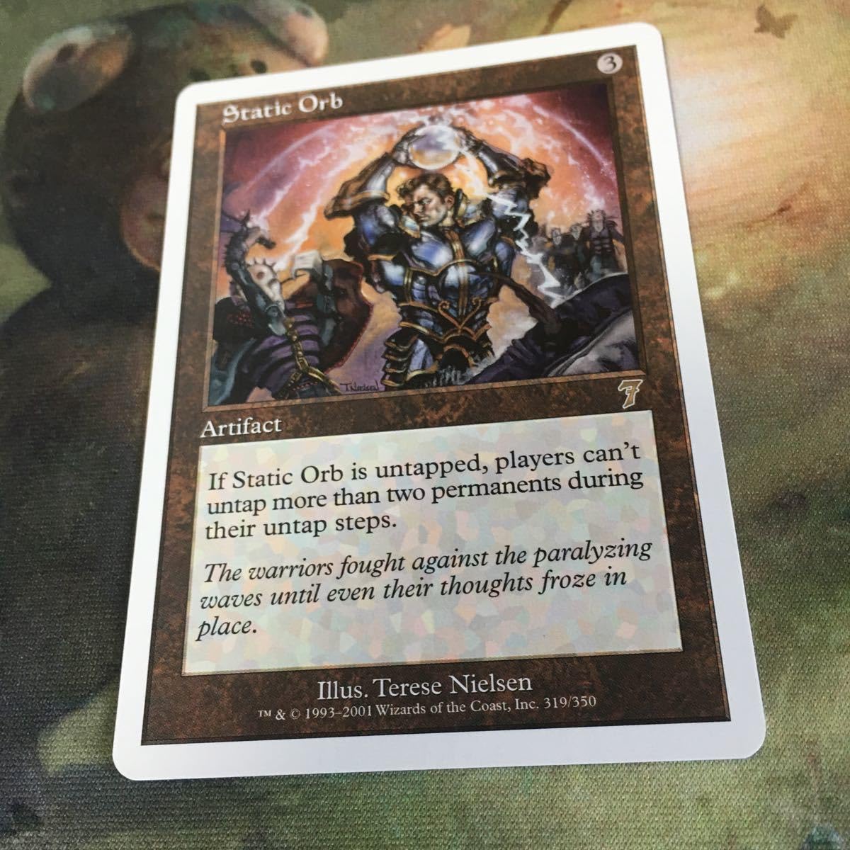 Amazon.co.jp: kw1 105 静態の宝珠 Static Orb 7ED 英語 MTG 白枠