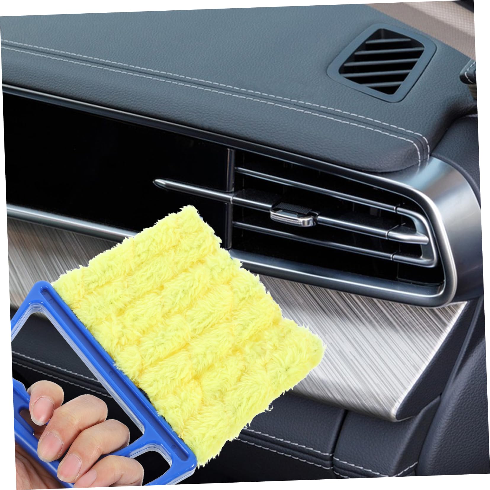 PACKOVE 16piezas Limpiador De Persianas De Microfibra De Herramientas Portátiles para Limpieza De Ventanas y Persianas y Compacto para Hogar