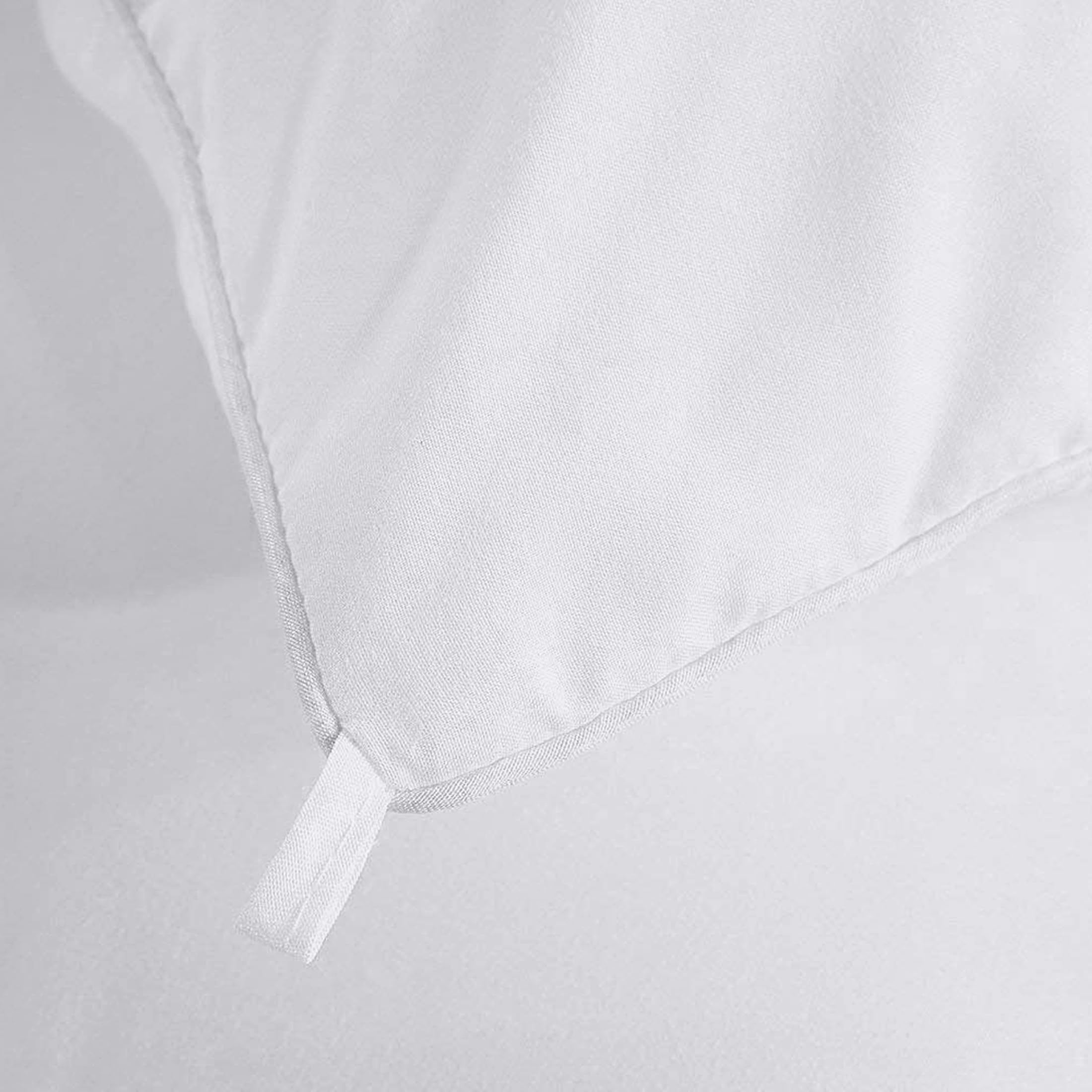 Utopia Bedding Piumone, Primavera/Estivo Piumino, Piumino Leggero, Trapunta Primavera/Estivo 100% Microfibra in Fibra Cava (Primavera/Estivo) (Bianco, 220x240 cm)