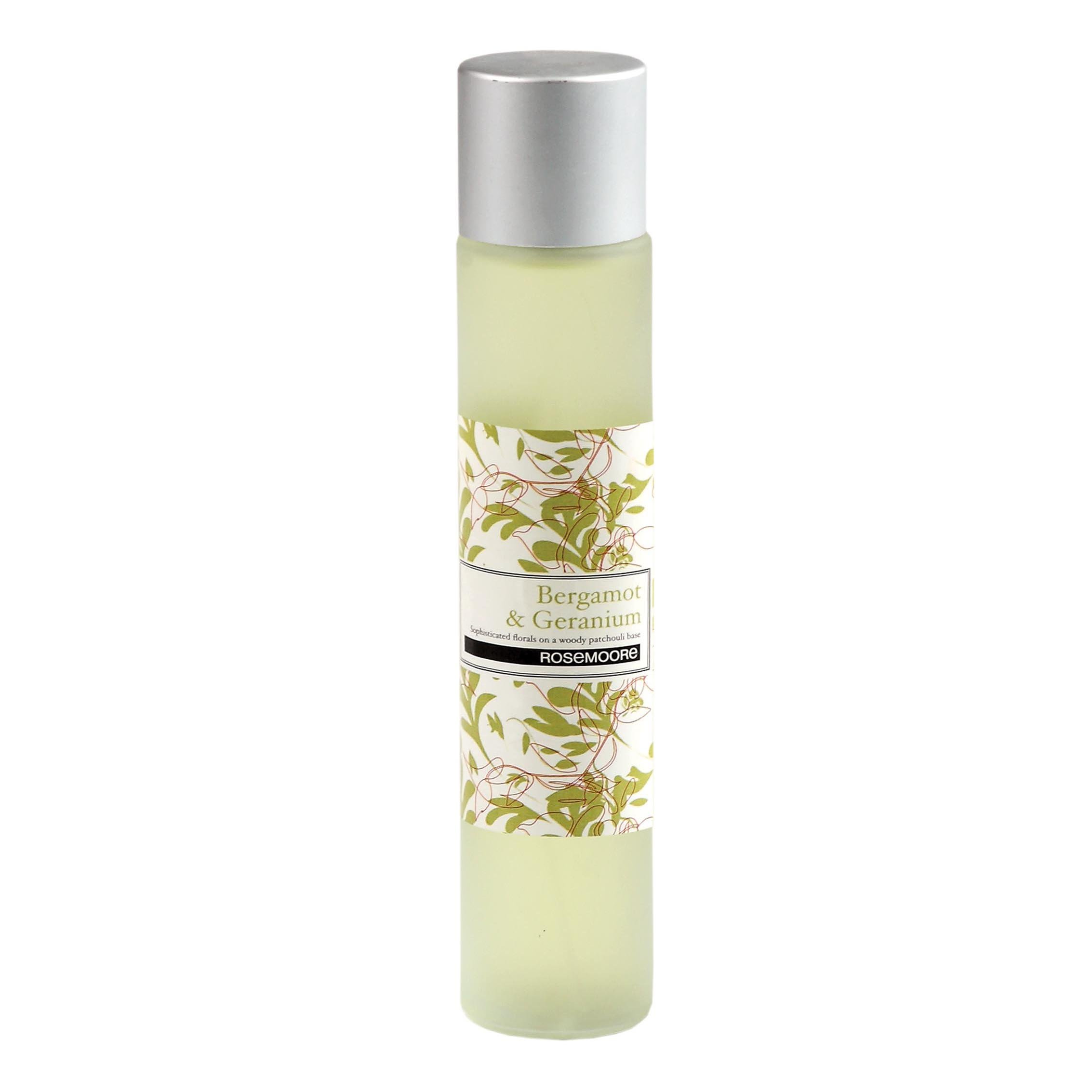 Rosemoore Home Scented Room Spray, Room Freshener, Fragrance for Living Room, Washroom, Bedroom, Office - Bergamot & Geranium, 100 ML
