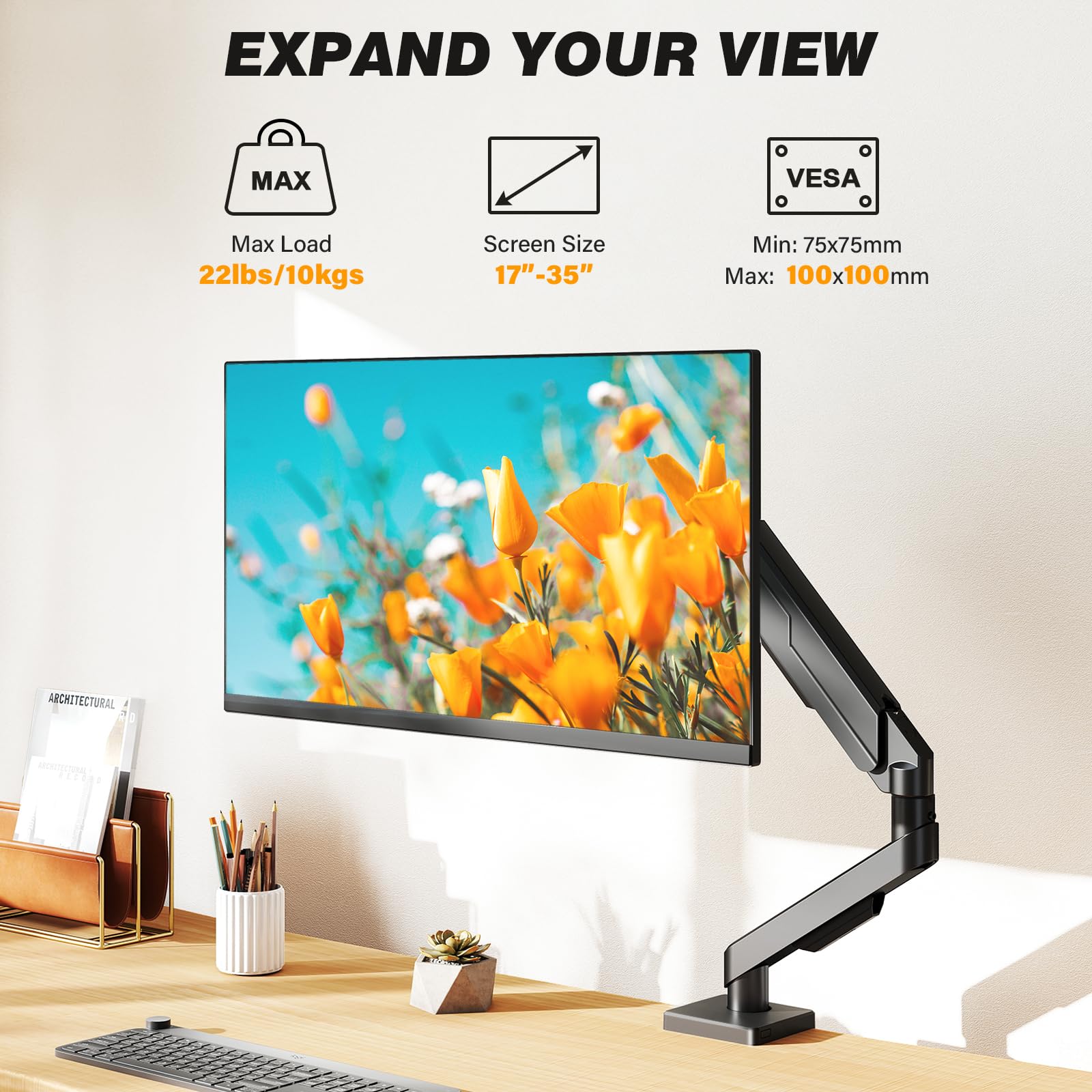 Soporte de monitor para pantalla LED LCD de 17 a 32 pulgadas de hasta 10 kg