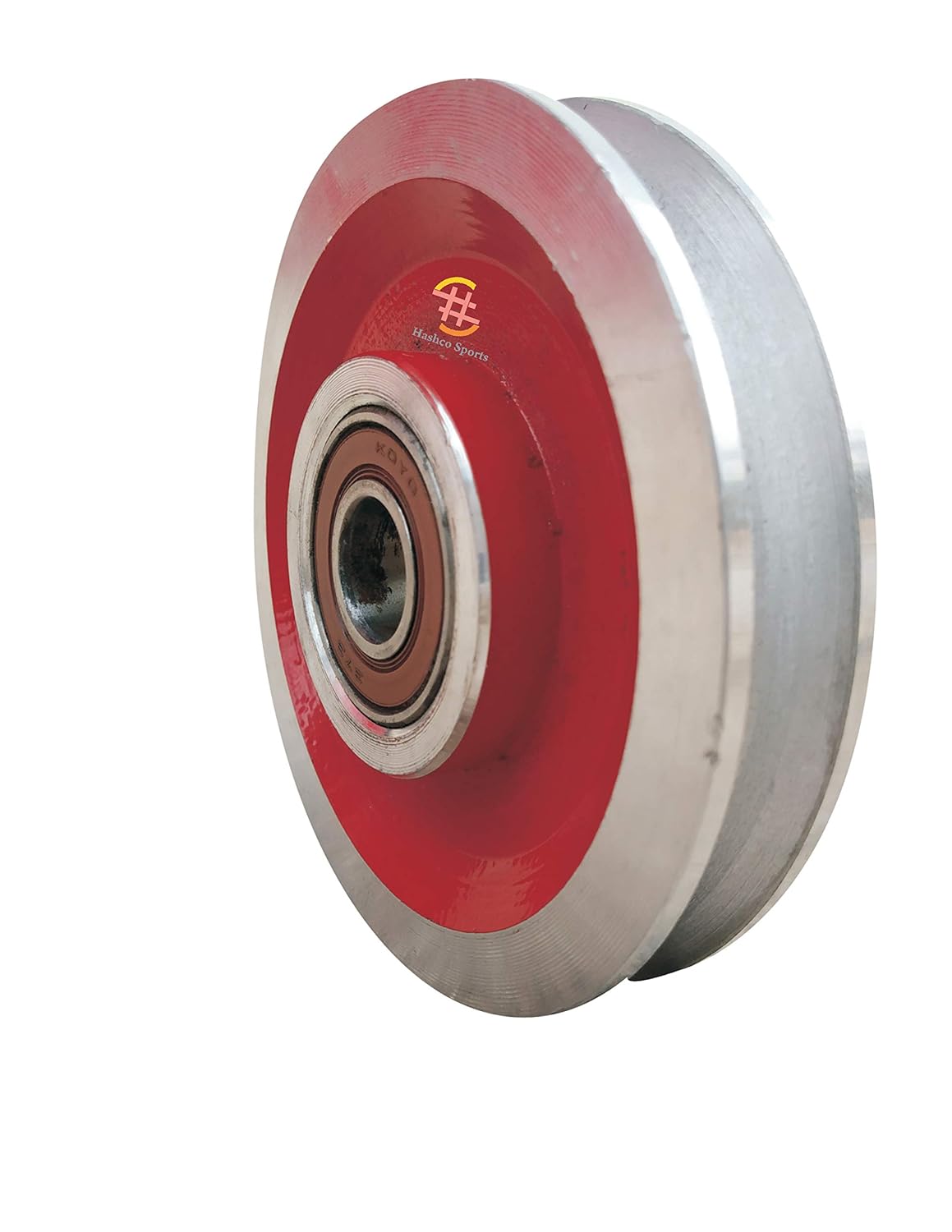 Hashco Solid Metal Roller Idler Pulley Lifting Rope, Wall, Gym