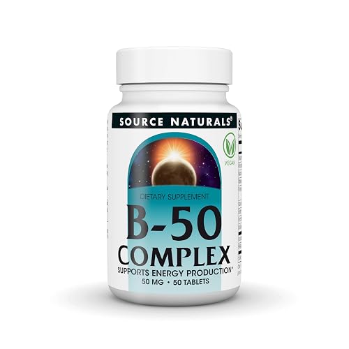 Source Naturals B-50 Complex, Supports Energy Production* - 50 mg
