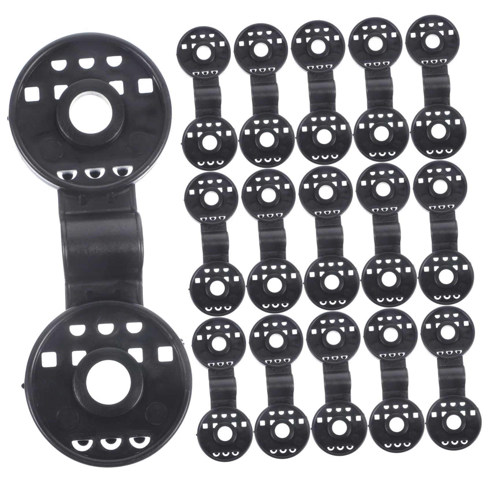 BUTIFULSIC Outdoor Sunshade Accessories 100pcs Shade Cloth Plastic Clips Garden Netting Clip for Greenhouse