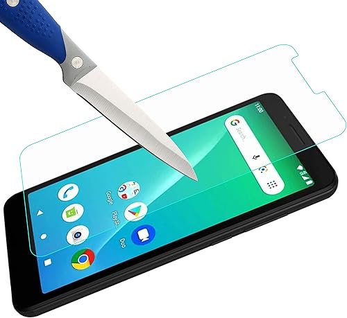 Miniatura 4 de MrShield Paquete de 3 Diseñado para Schok Volt SV55 Ajuste más corto para la versión de la carcasa Vidrio templado Vidrio japonés con dureza 9H