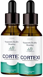 2 Pack - Cortexi Ear Drops - Cortexi Hearing Support Drops, Cortexi Ear Drops - Official Formula, Cortexi Drops, Cortexi Reviews - for Ear Health, Hearing Support, Healthy Eardrum, for 60 Days