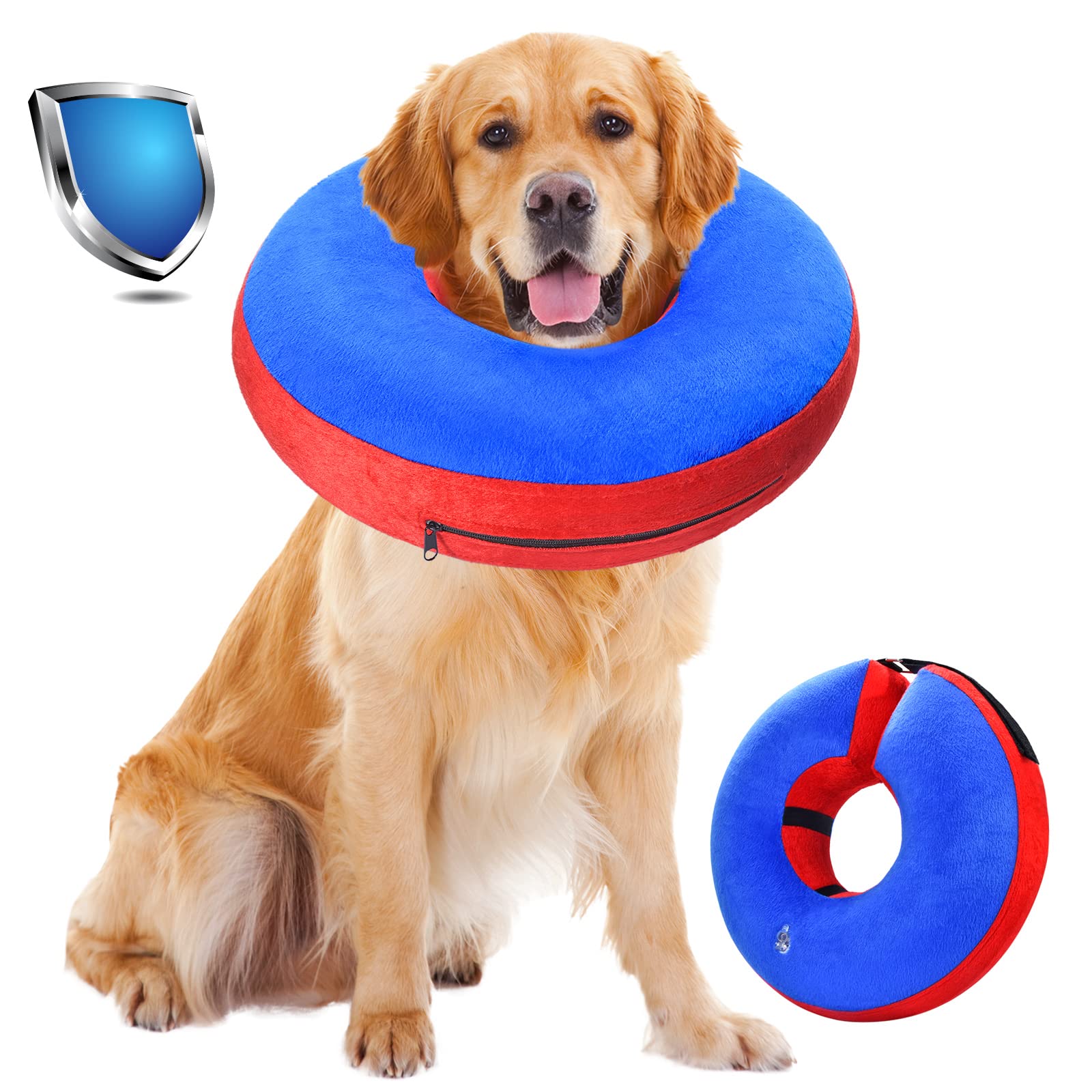 Bilibara Dog Cone Alternative After Surgery, Inflatable Recovery Collar