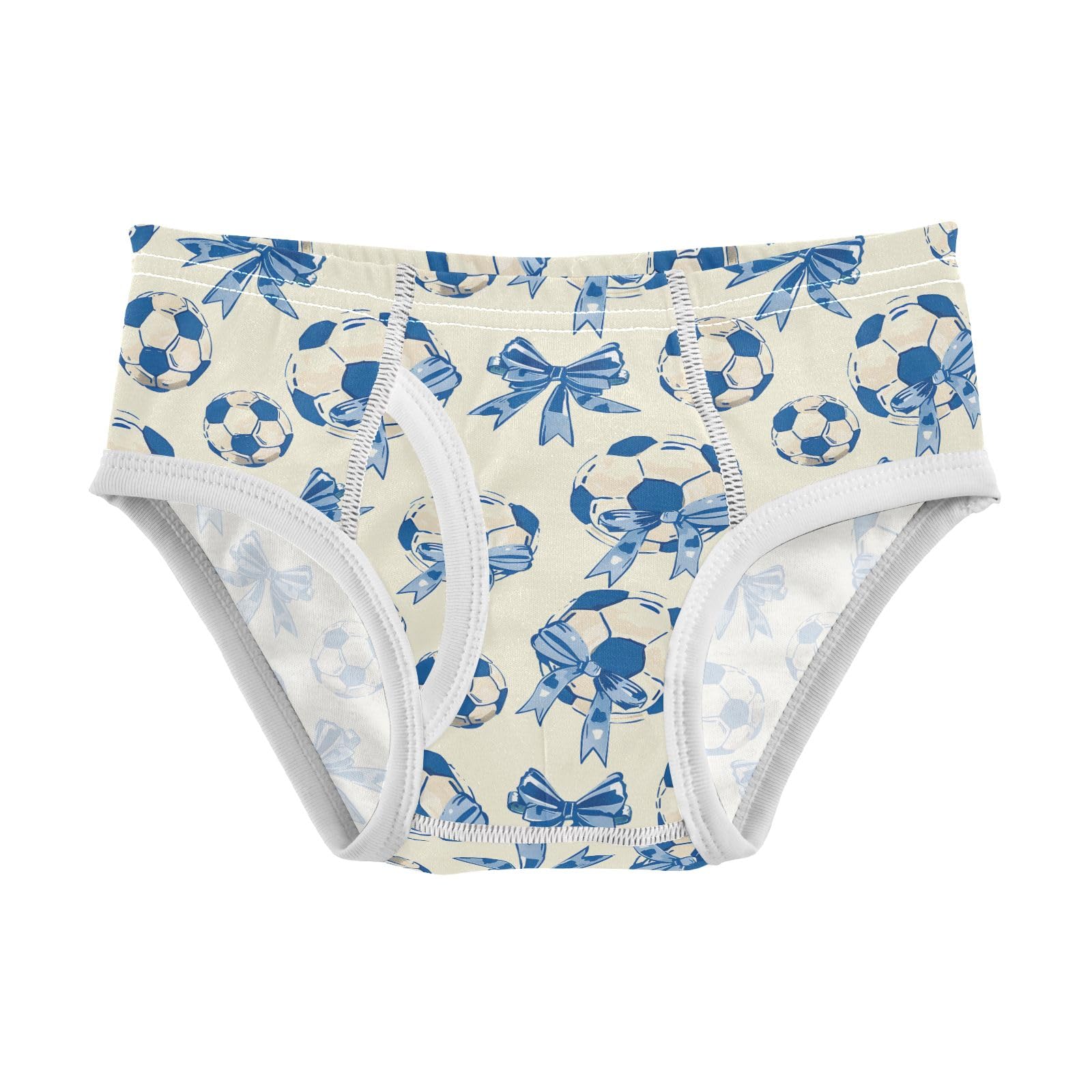 Boys Exclusive Briefs Toddler Underwear 95 Combed Cotton Boxerbriefs 2T Football Blue Bow