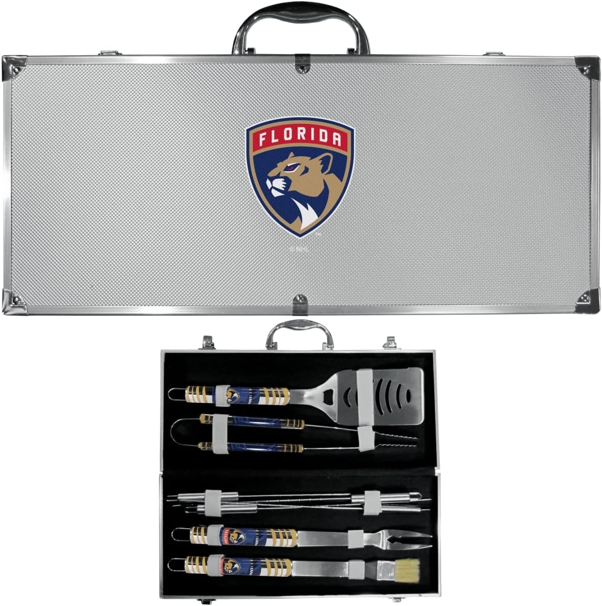 Siskiyou H8BQ95 Unisex NHL Florida Panthers 8 Piece Tailgater BBQ Set