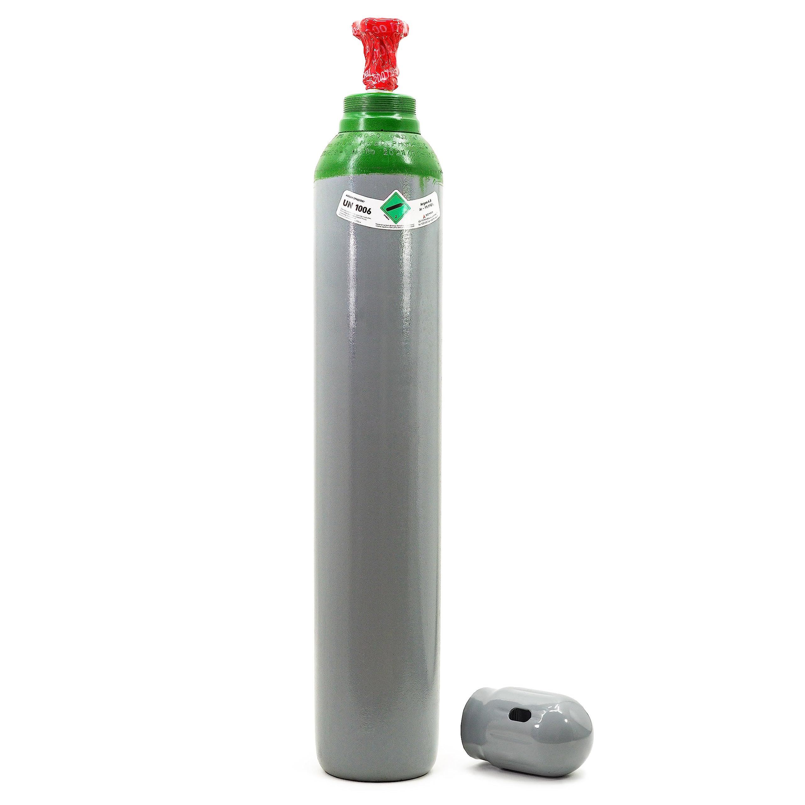 GENERIC Bombona de gas TIG Welding Gas Pure Argon 4.8 2.1 m³ 10 Litres 200 bar MIG WIG Gas de soldadura