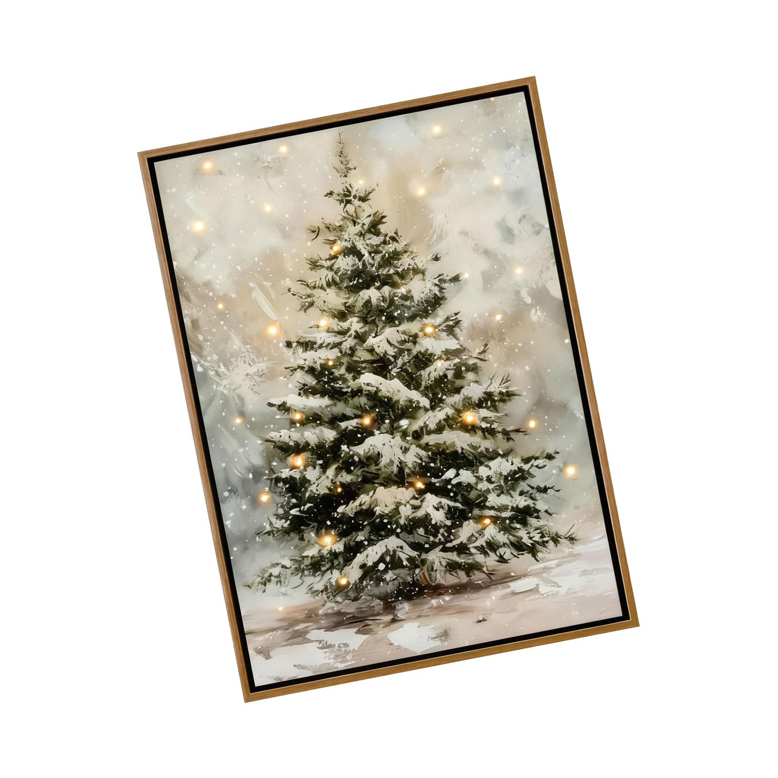Cubierta de árbol de Navidad lavable de poliéster verde para decoración de pared