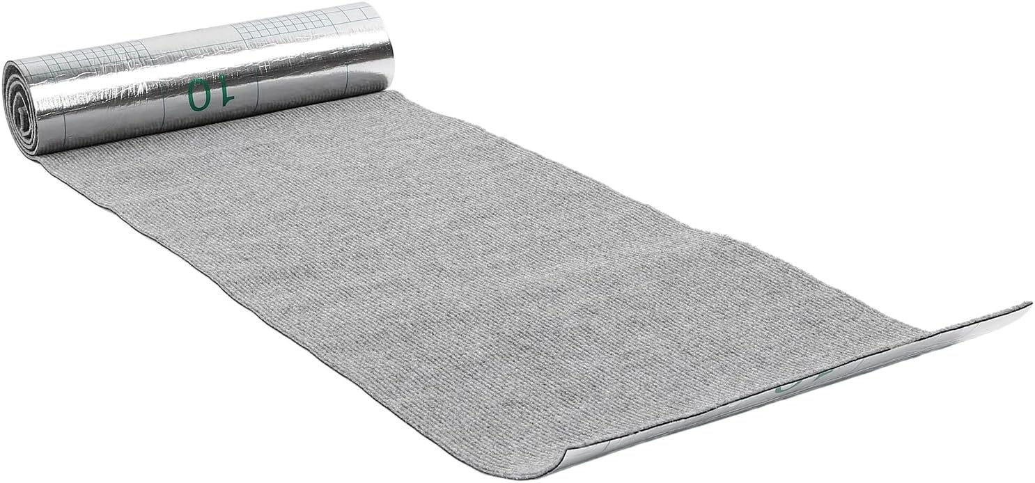 Cat Scratch Furniture Protector, Self Adhesive Couch Cover Sofa Protector Cat Scratcher Mat Cat Scratching Pad for Chair Doors Furniture 15.8in x 6.6ft (Light Grey)