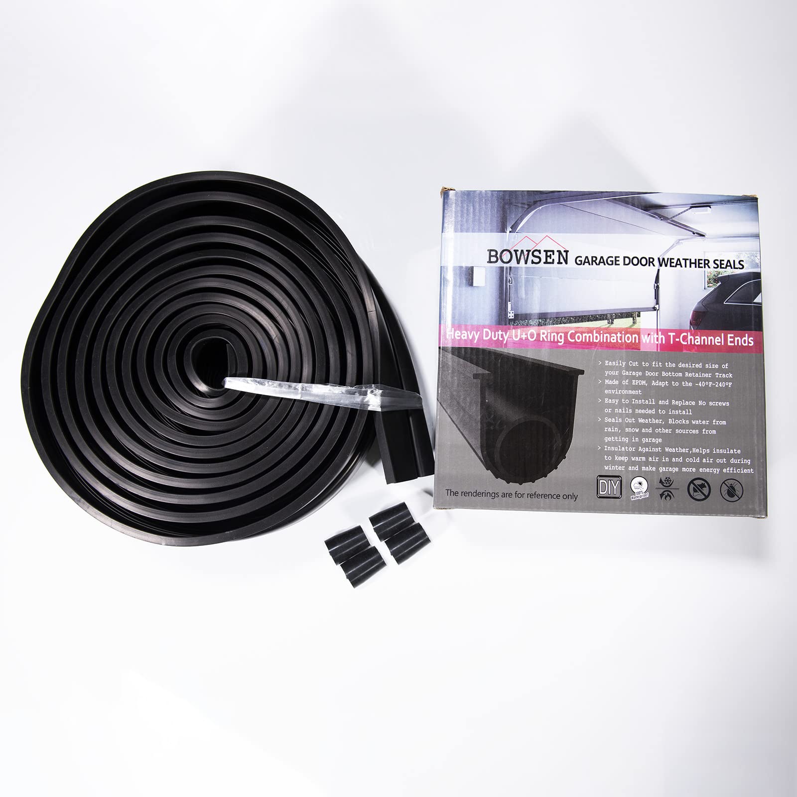 BOWSEN Garage Door Bottom Seals Weatherproof