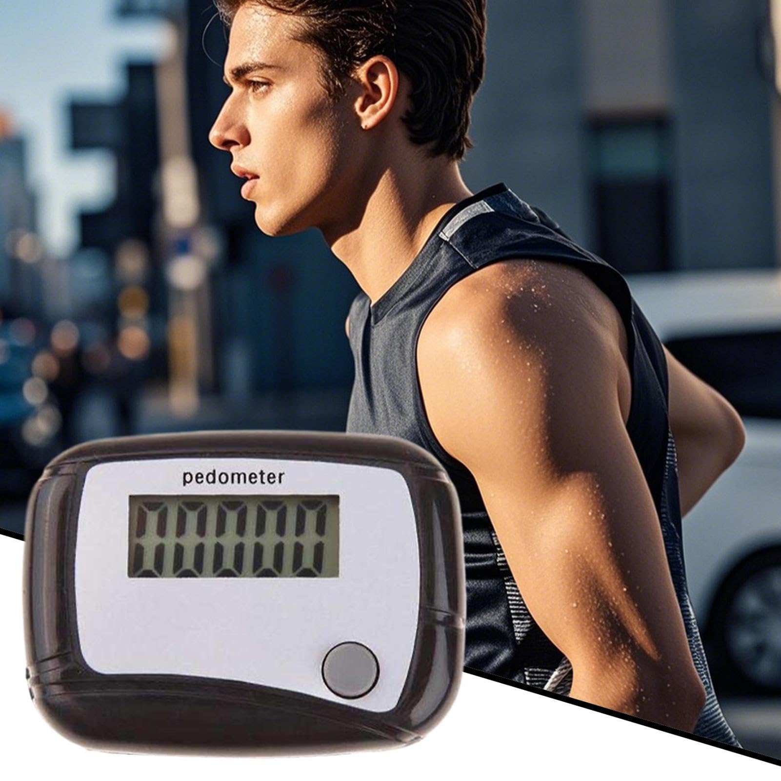 Podomètre Numérique De Poche - Compteur De Pas, Calories, Écran LCD, Léger 20 G, Pour Marche, Course, Seniors