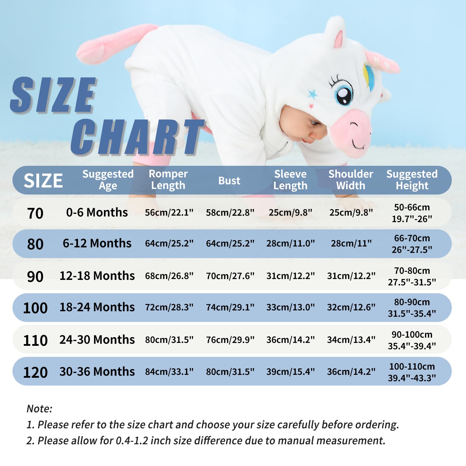 Pagliaccetto Neonato Invernale Costume Neonato, Flanella Unicorno Dinosauro Costume Neonata Sacco Nanna con Cappuccio Animale Tuta Neve Tutone Pile Bambino 0-36 Mesi