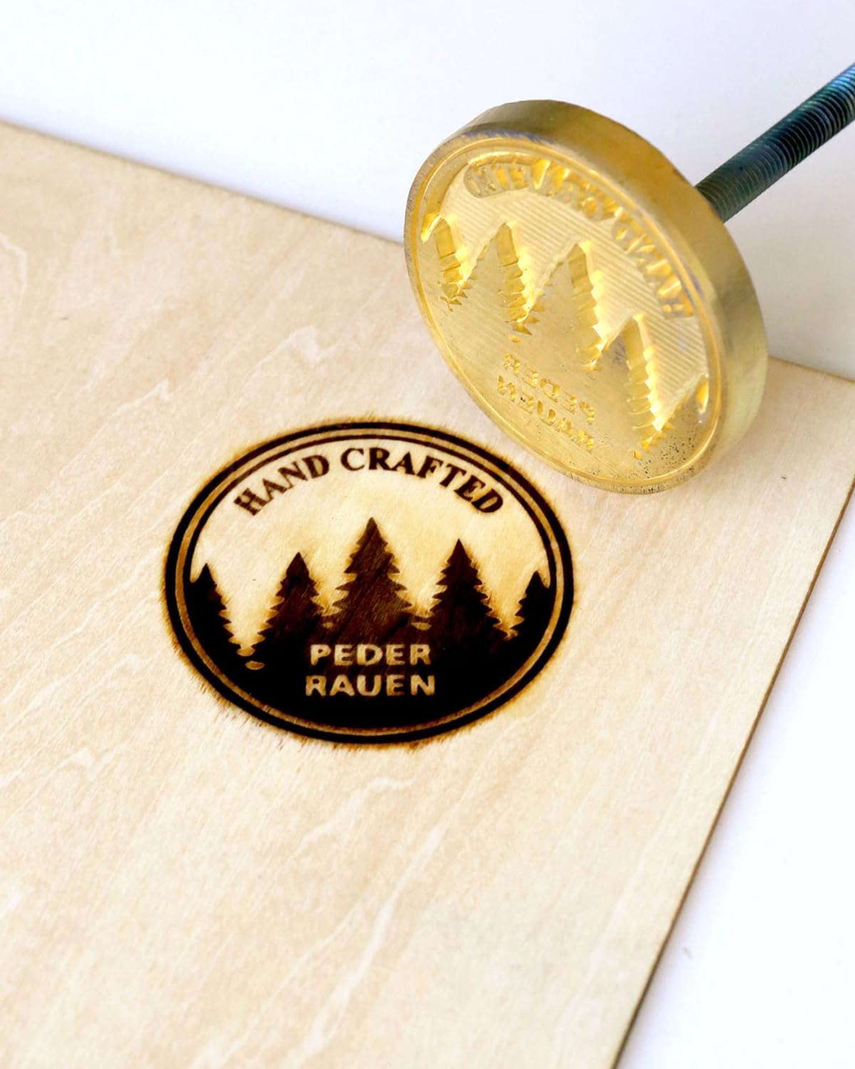 Custom Logo Branding Iron for Wood Metal Stamp Branding Iron for Leather Food Meat BBQ for Handcraft Lovers (3inch/7.62cm)